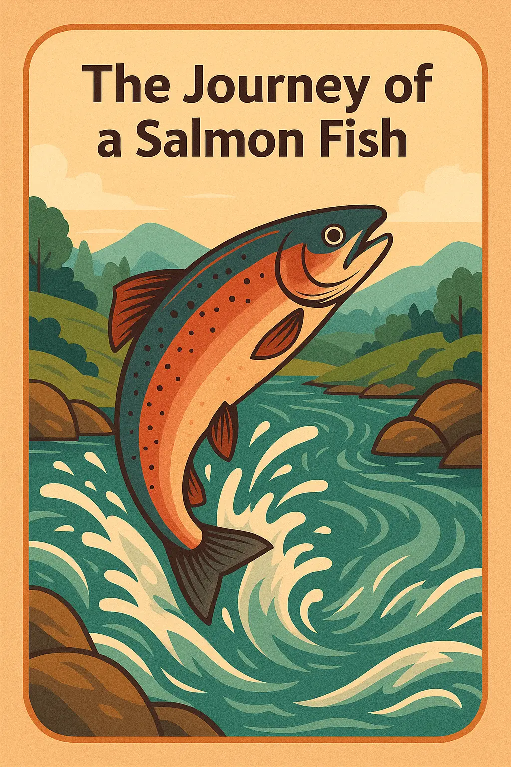 Moroccan folktale about the salmon journey